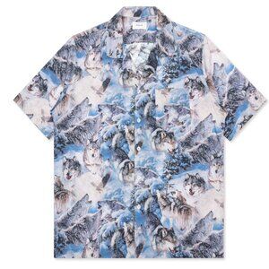 RHUDE wolf SS button up new